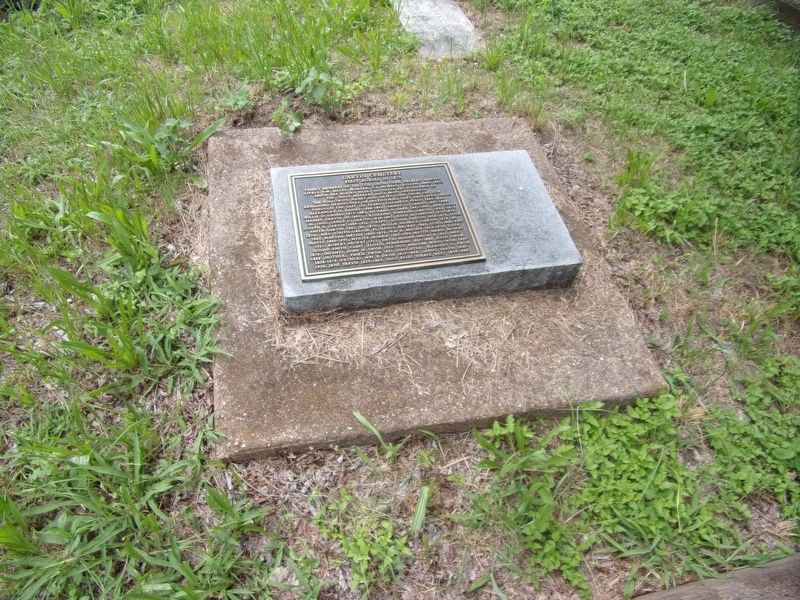 An additional marker at the Garvin Memorial Cemetery image. Click for full size.