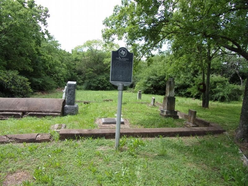 Garvin Memorial Cemetery Marker image. Click for full size.