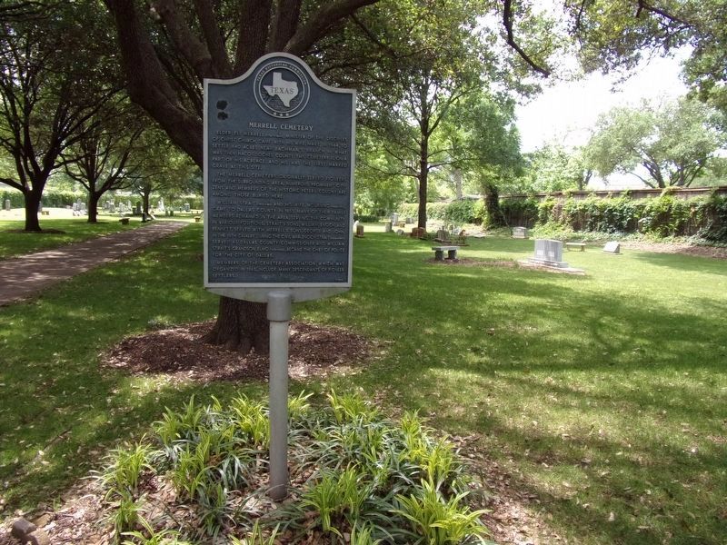 Merrell Cemetery Marker image. Click for full size.