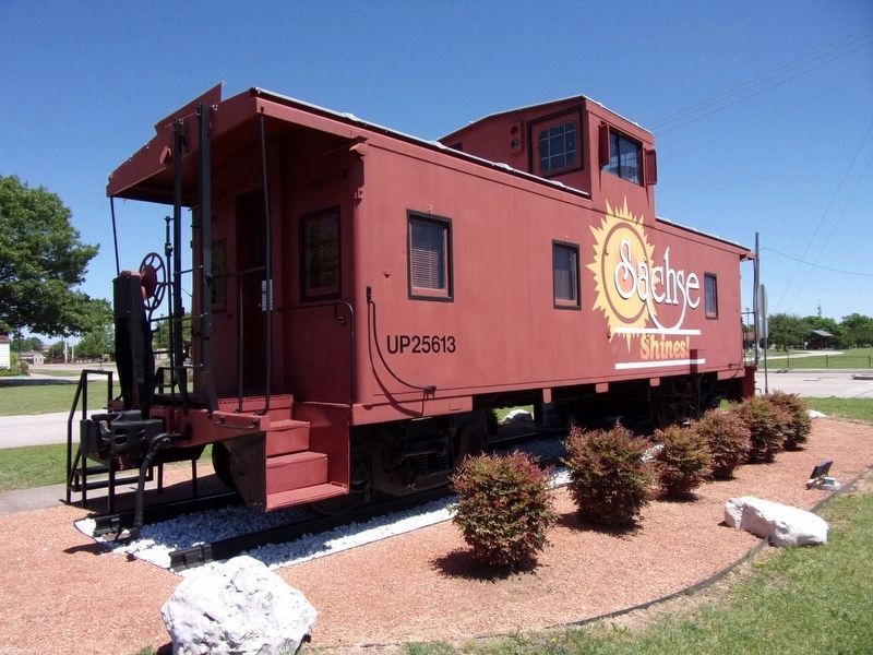 The Sachse Caboose image. Click for full size.