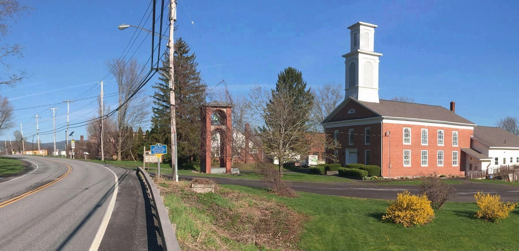 The <b><i>Anti-Rent Marker</i></b> and the Helderberg Evangelical Lutheran Church. Click for full size. The <b><i>Anti-Rent Marker</i></b> and the Helderberg Evangelical Lutheran Church image. Click for full size.