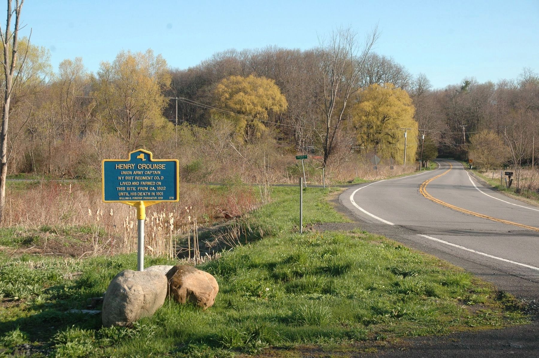 Henry Crounse Marker. Click for full size. Henry Crounse Marker image. Click for full size.