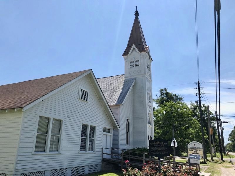 Whistler United Methodist Church and Marker. Click for full size. Whistler United Methodist Church and Marker image. Click for full size.