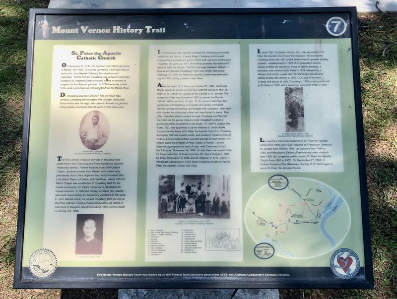 St. Peter the Apostle Catholic Church Marker. Click for full size. St. Peter the Apostle Catholic Church Marker image. Click for full size.