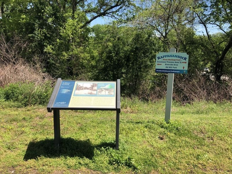 A History of Floods Marker. Click for full size. A History of Floods Marker image. Click for full size.