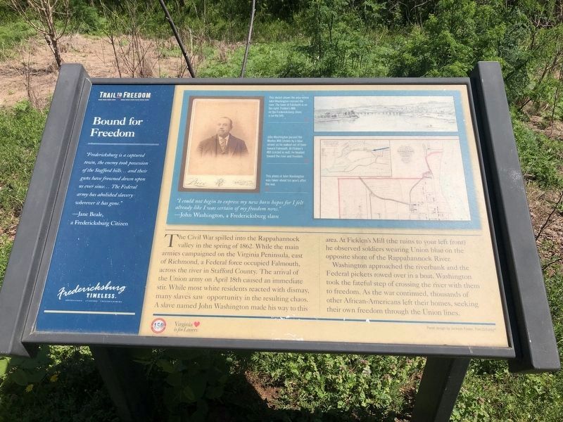 Bound for Freedom Marker. Click for full size. Bound for Freedom Marker image. Click for full size.
