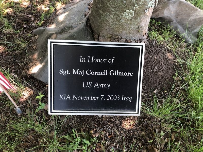 Sgt. Maj Cornell Gilmore Marker. Click for full size. Sgt. Maj Cornell Gilmore Marker image. Click for full size.