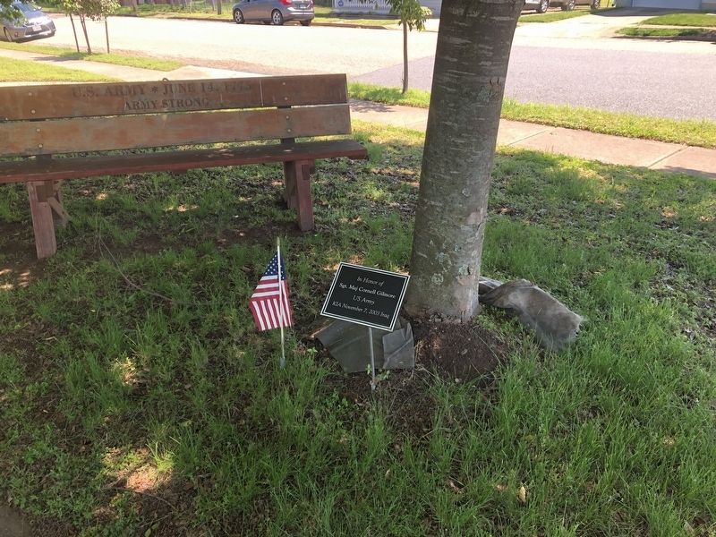 Sgt. Maj Cornell Gilmore Marker. Click for full size. Sgt. Maj Cornell Gilmore Marker image. Click for full size.