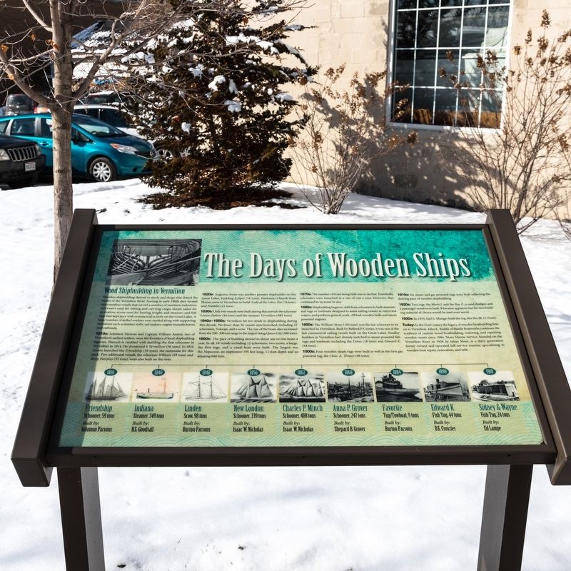 Days of Wooden Ships Marker image. Click for full size.