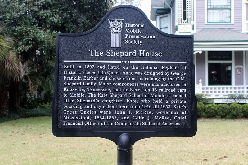 The Shepard House Marker image. Click for full size.