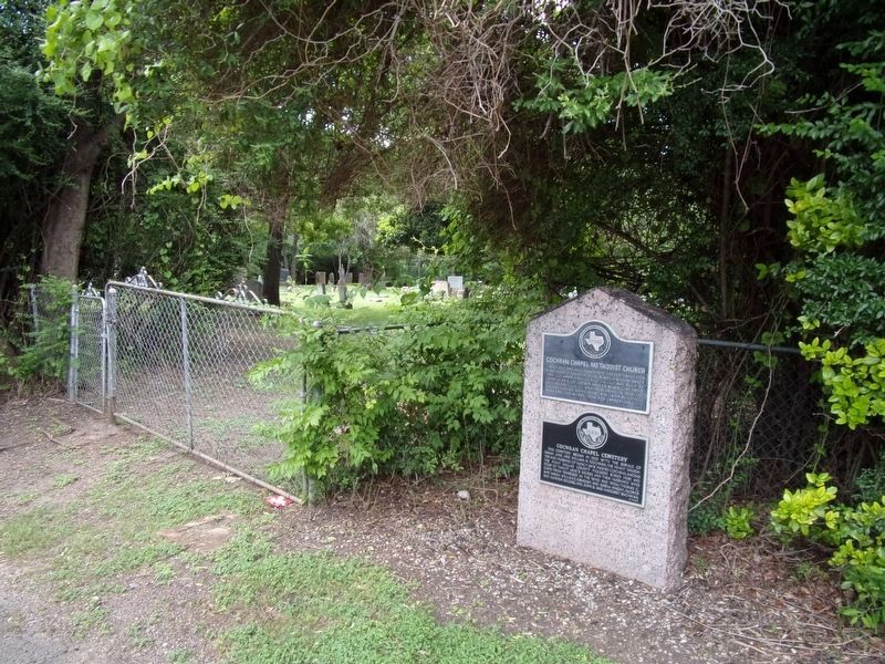 Cochran Chapel Methodist Church Marker image. Click for full size.
