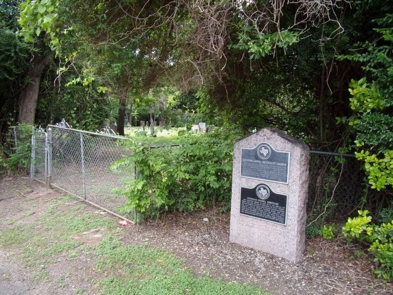 Cochran Chapel Cemetery Marker image. Click for full size.