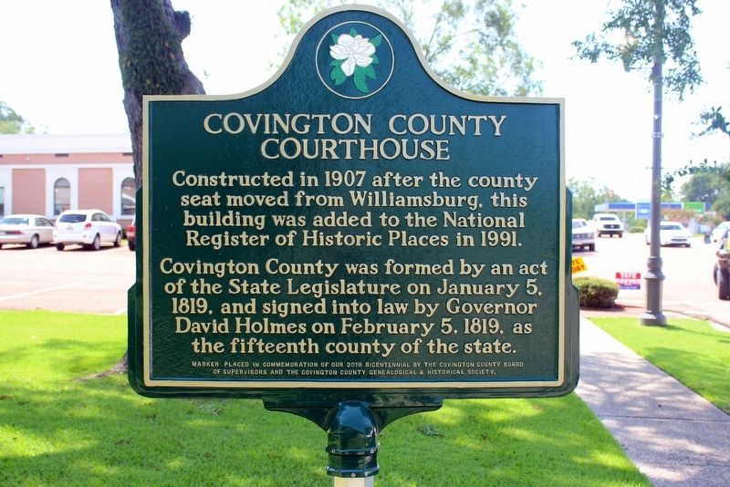 Covington County Courthouse Marker image. Click for full size.