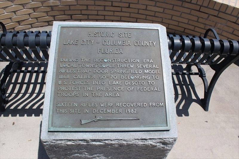 Historic Site Lake City-Columbia County Florida Marker image. Click for full size.