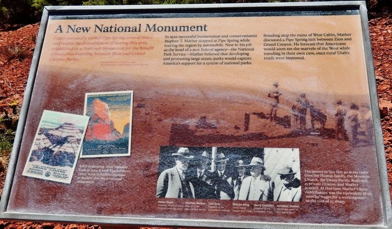 A New National Monument Marker image. Click for full size.