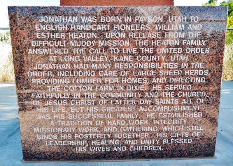 Marker detail: Jonathan Heaton image. Click for full size.
