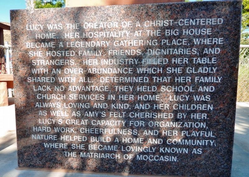 Marker detail: Lucy Elizabeth Carroll Heaton image. Click for full size.