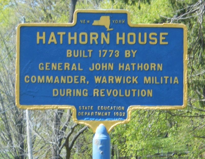 Hathorn House Marker image. Click for full size.