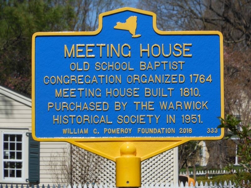 Meeting House Marker image. Click for full size.