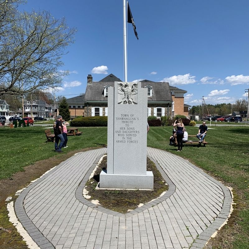 Town of Shawangunk War Memorial. Click for full size. Town of Shawangunk War Memorial image. Click for full size.