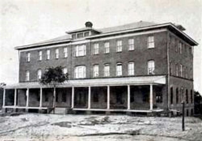 Dormitory Building no longer standing. Click for full size. Dormitory Building no longer standing image. Click for full size.