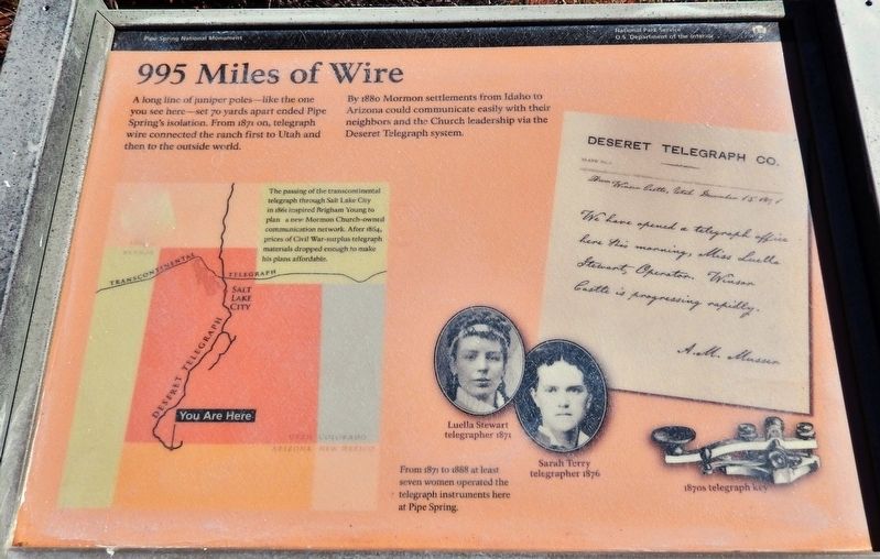 995 Miles of Wire Marker image. Click for full size.