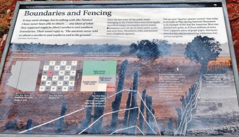 Boundaries and Fencing Marker. Click for full size. Boundaries and Fencing Marker image. Click for full size.