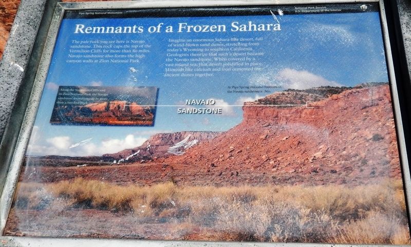 Remnants of a Frozen Sahara Marker image. Click for full size.