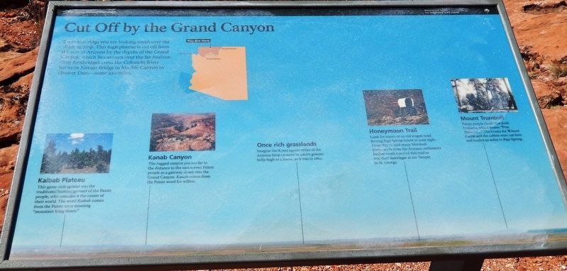 Cut Off By The Grand Canyon Marker image. Click for full size.