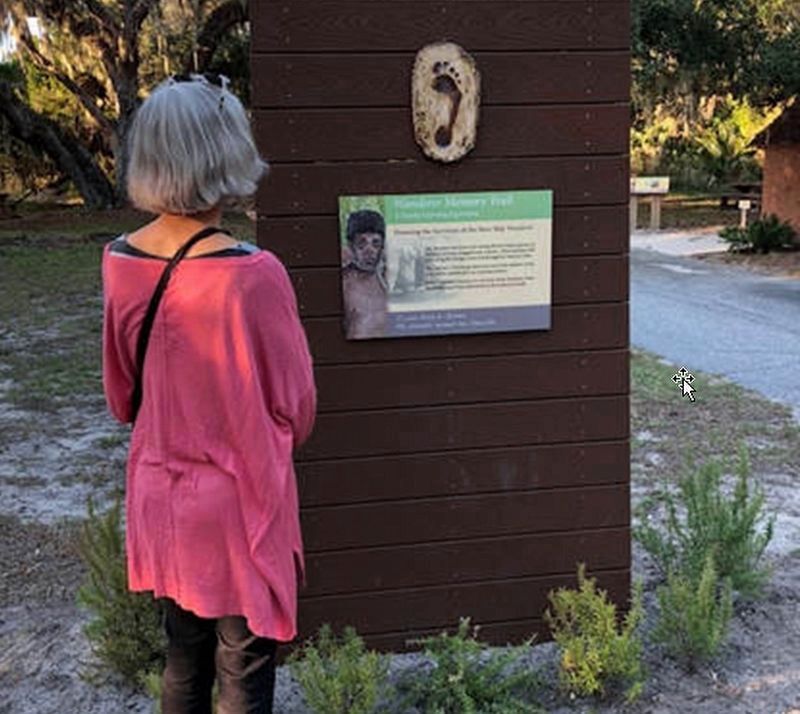 Wanderer Memory Trail - A Family Learning Experience Marker image. Click for full size.