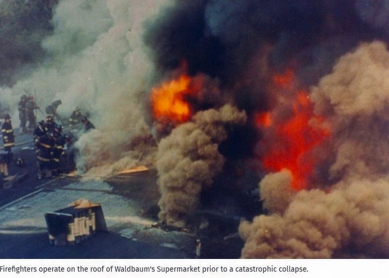The Walbaum's Supermarket Fire. Click for full size. The Walbaum's Supermarket Fire image. Click for full size.