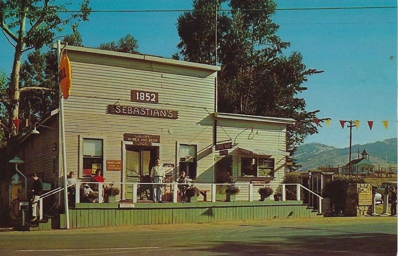 Vintage Postcard of Sebastian's Store image. Click for full size.