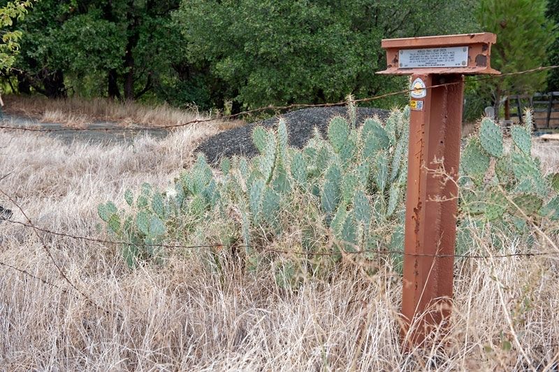 Nobles Trail - Bear Creek Marker. Click for full size. Nobles Trail - Bear Creek Marker image. Click for full size.