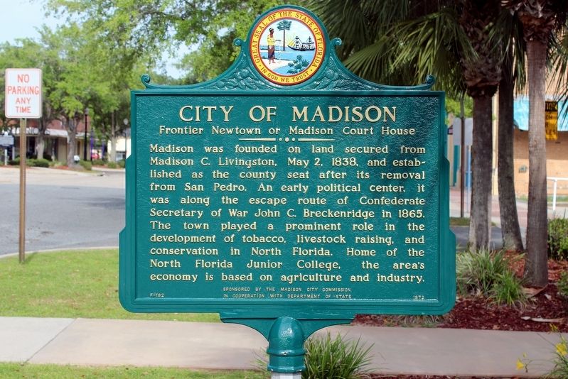 City of Madison Marker image. Click for full size.