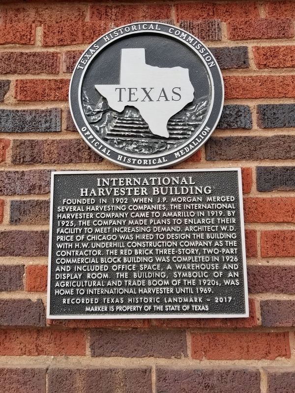 International Harvester Building Marker image. Click for full size.