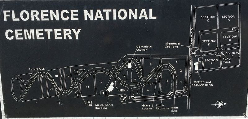 Florence National cemetery Map image. Click for full size.