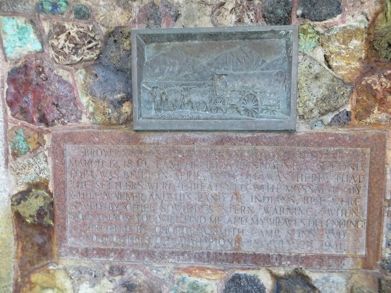 Provo's Mormon Pioneers Marker image. Click for full size.