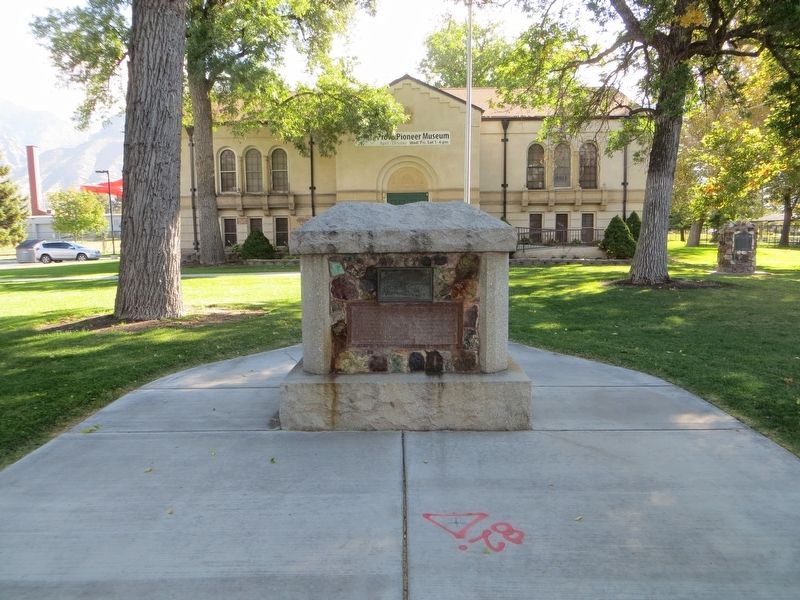 Provo's Mormon Pioneers Marker image. Click for full size.