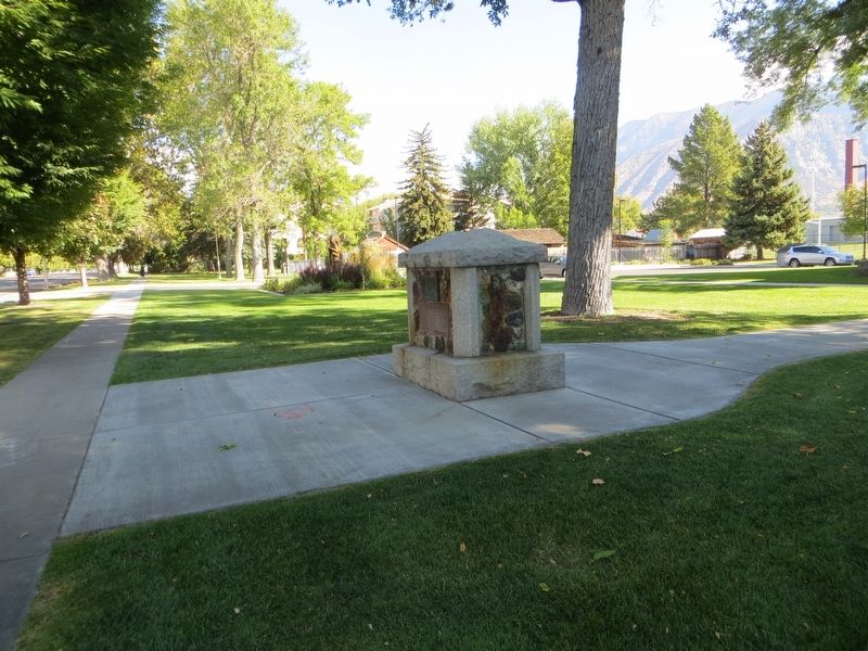 Provo's Mormon Pioneers Marker image. Click for full size.