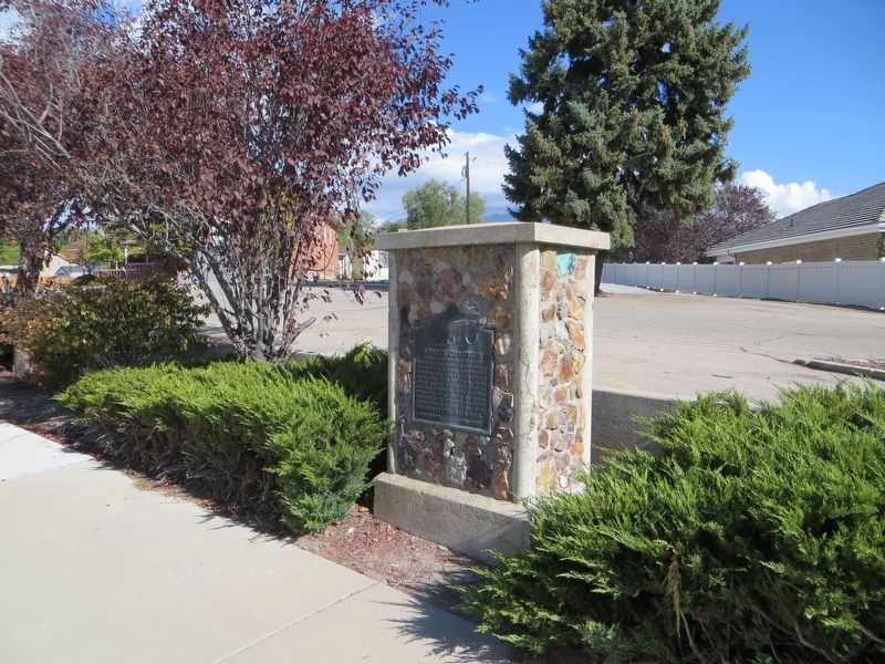 Pioneer Cemetery Marker. Click for full size. Pioneer Cemetery Marker image. Click for full size.