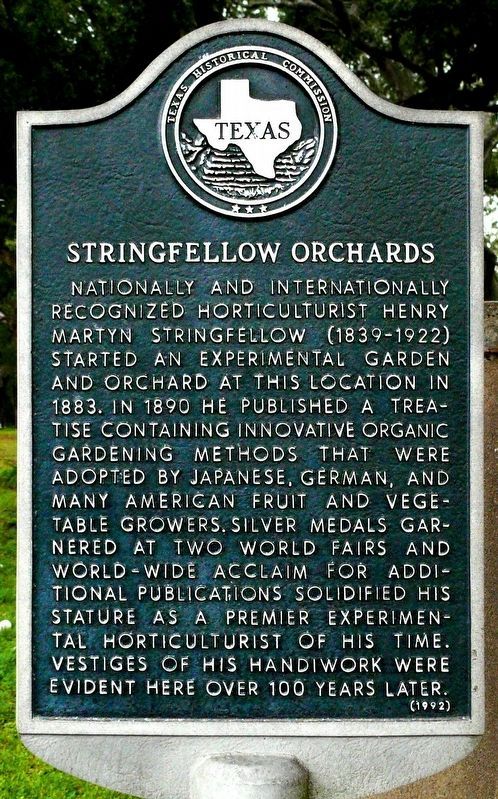 Stringfellow Orchards Marker image. Click for full size.