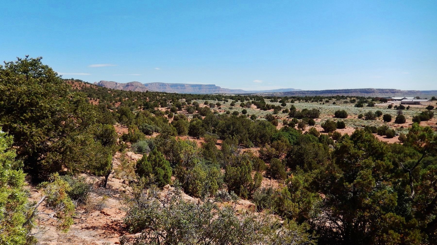 Vermillion Cliffs (<i>view from near marker</i>). Click for full size. Vermillion Cliffs (<i>view from near marker</i>) image. Click for full size.