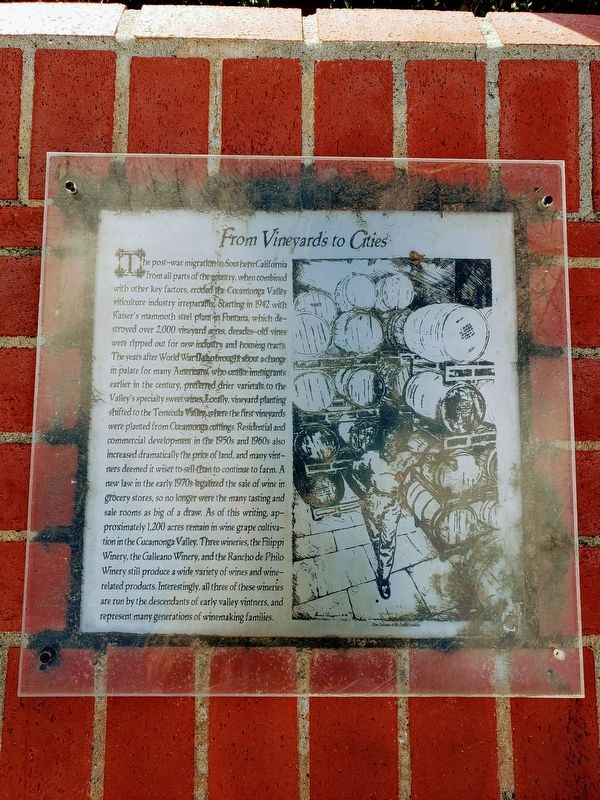 From Vineyards to Cities Marker image. Click for full size.
