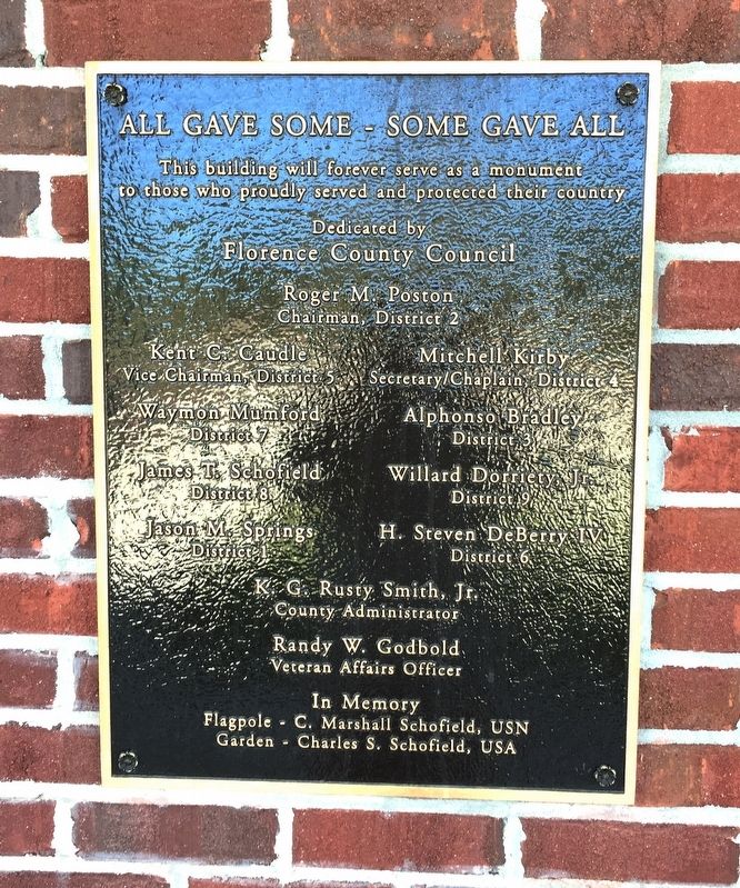 All Gave Some – Some Gave All Marker image. Click for full size.