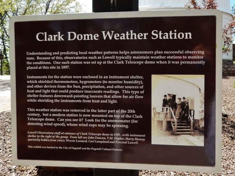 Clark Dome Weather Station Marker image. Click for full size.