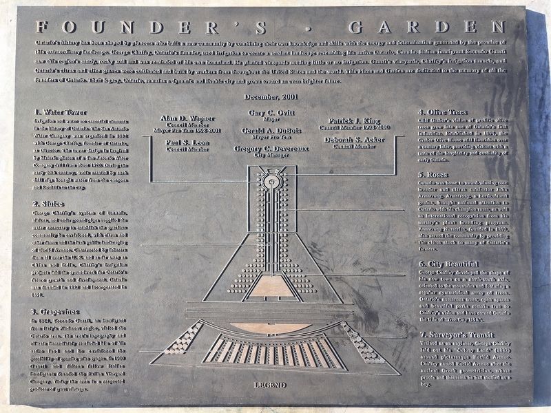 Founder�s Garden Marker image. Click for full size.