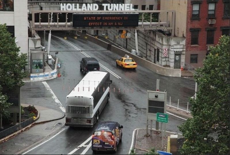 The Holland Tunnel - Manhattan entry image. Click for full size.