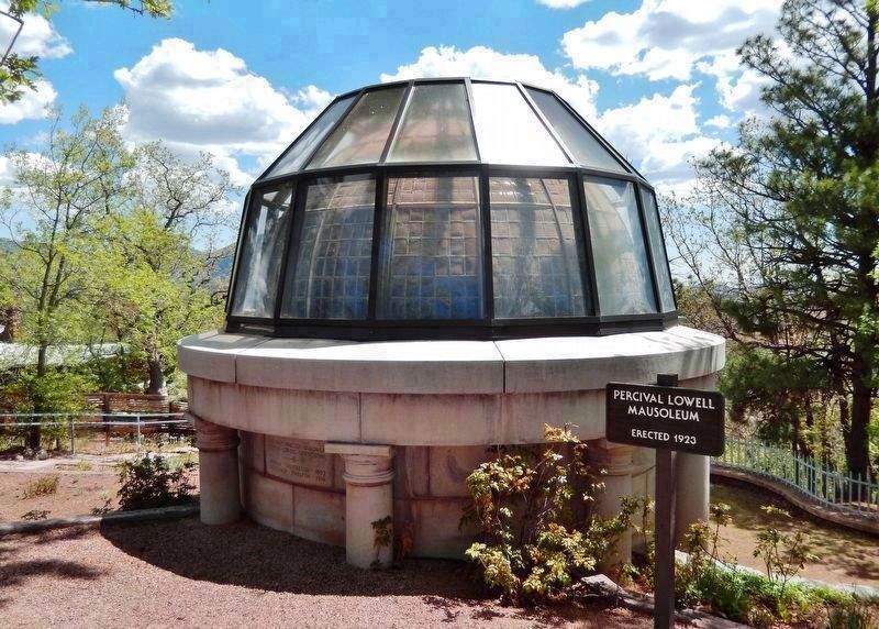 Percival Lowell Mausoleum (<i>west side</i>). Click for full size. Percival Lowell Mausoleum (<i>west side</i>) image. Click for full size.