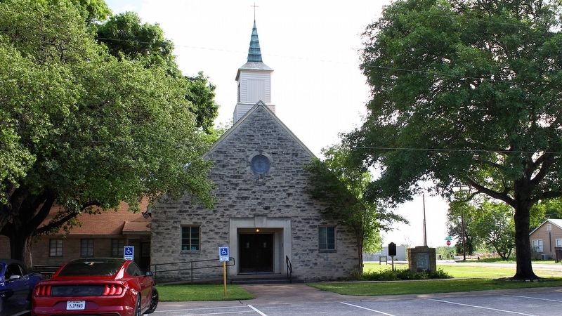 Buda United Methodist Church Marker Area image. Click for full size.