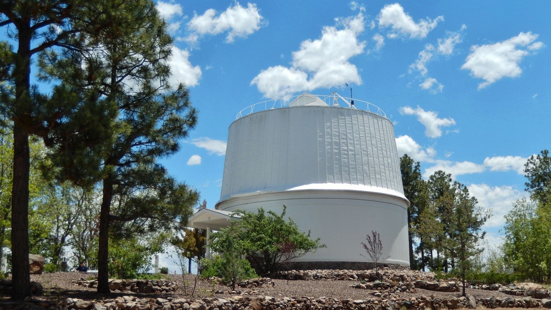 Clark Observatory Dome (<i>west side</i>) image. Click for full size.